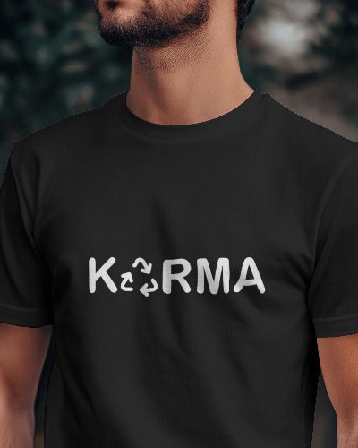 Karma Oversized T-Shirt for Unisex 100 % cotton